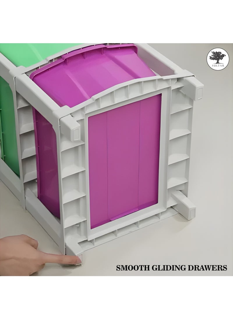 Sulfar 3XL Plastic Modular Drawer System for Home, Office, Hospital, Parlor, School, Doctors, Home and Kids (38cmx30cmx47.5cm) (3XL) (Multicolor) - pzsku/Z8722ADC88F4986D3D6A7Z/45/_/1733915889/cf81c2f6-4d2f-4703-9dfc-ad8bc7044ea9