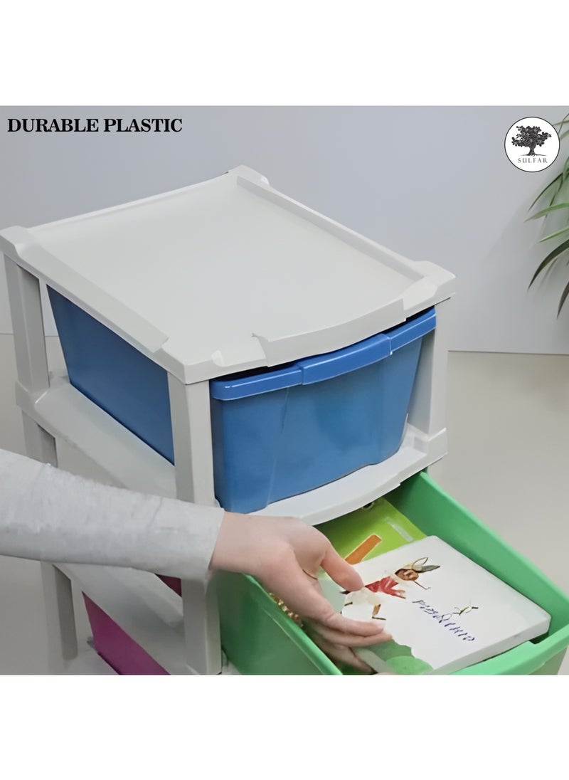 Sulfar 3XL Plastic Modular Drawer System for Home, Office, Hospital, Parlor, School, Doctors, Home and Kids (38cmx30cmx47.5cm) (3XL) (Multicolor) - pzsku/Z8722ADC88F4986D3D6A7Z/45/_/1733915890/afef92f0-7514-4726-a78a-4ceead74f82f