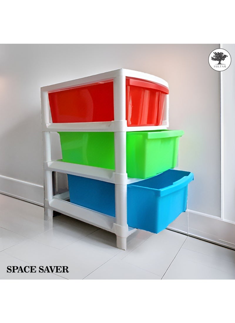 Sulfar 3XL Plastic Modular Drawer System for Home, Office, Hospital, Parlor, School, Doctors, Home and Kids (38cmx30cmx47.5cm) (3XL) (Multicolor) - pzsku/Z8722ADC88F4986D3D6A7Z/45/_/1733915893/dcc5d27c-e3e3-4daa-9770-e7aa2252bc26