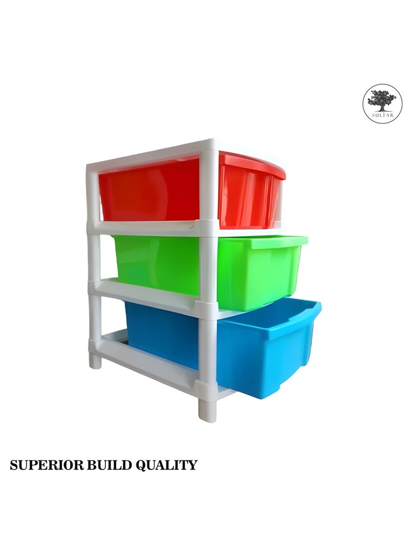 Sulfar 3XL Plastic Modular Drawer System for Home, Office, Hospital, Parlor, School, Doctors, Home and Kids (38cmx30cmx47.5cm) (3XL) (Multicolor) - pzsku/Z8722ADC88F4986D3D6A7Z/45/_/1733915894/67f5322a-6ca5-4c8c-a0e2-7258f08347d2