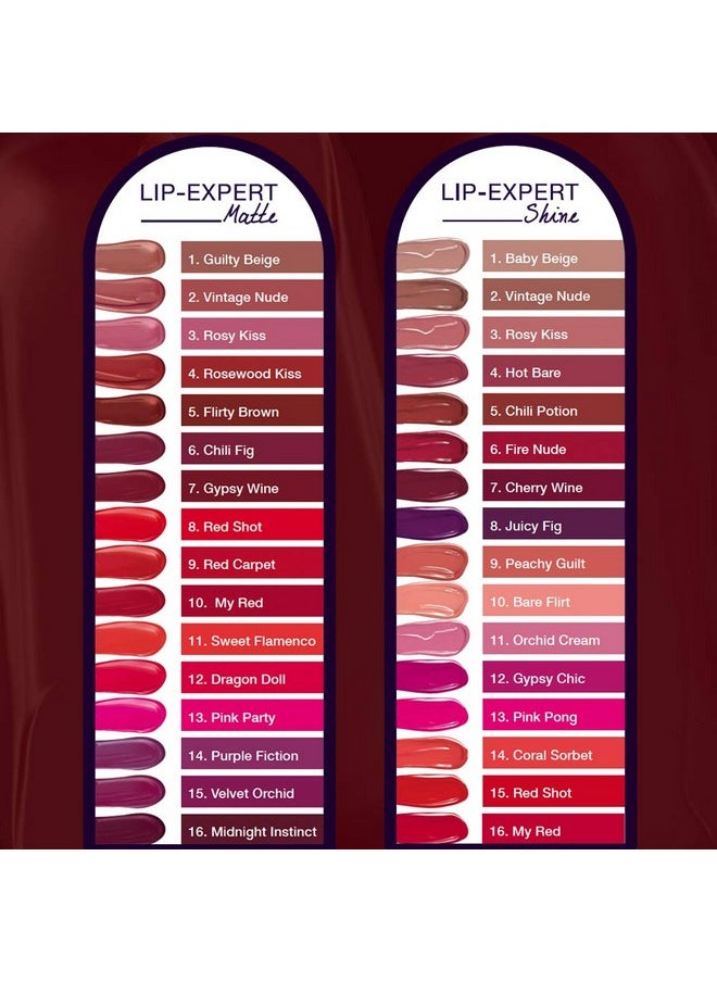BY TERRY Lipexpert Matte Liquid Lipstick Vibrant & Kissproof Lips Highly Pigmented Long Lasting Velvet Orchid 0.14 Fl Oz  - Image 4