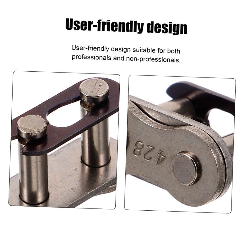 Motorcycle Chain Connector Links 10pcs Easy Installation Standard For Atvs Off Road Vehicles - Image 4