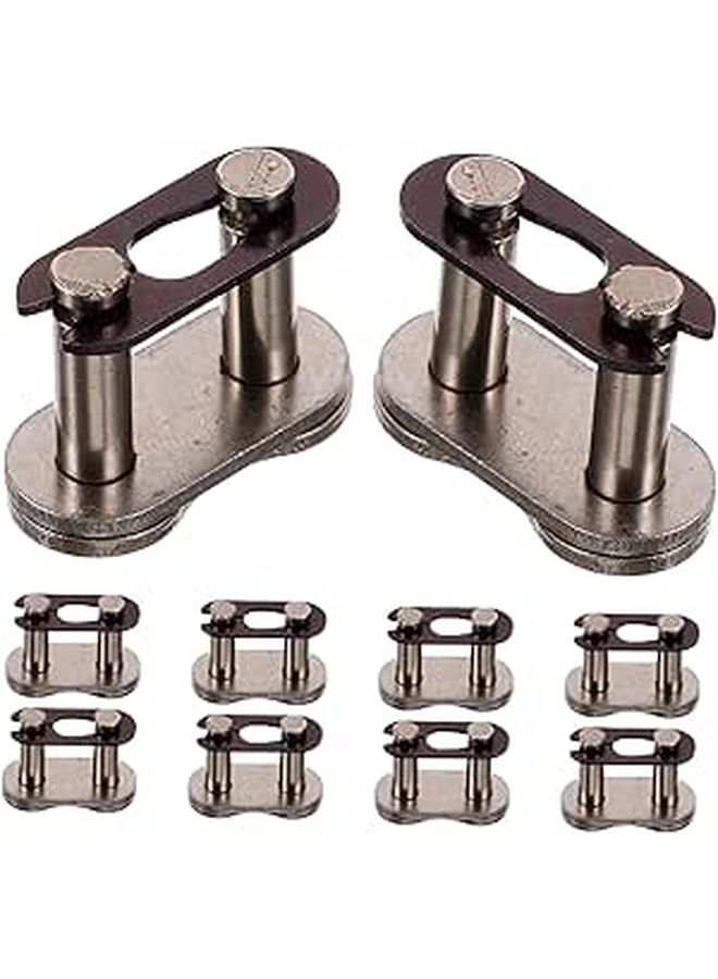 Motorcycle Chain Connector Links 10pcs Easy Installation Standard For Atvs Off Road Vehicles - Image 1