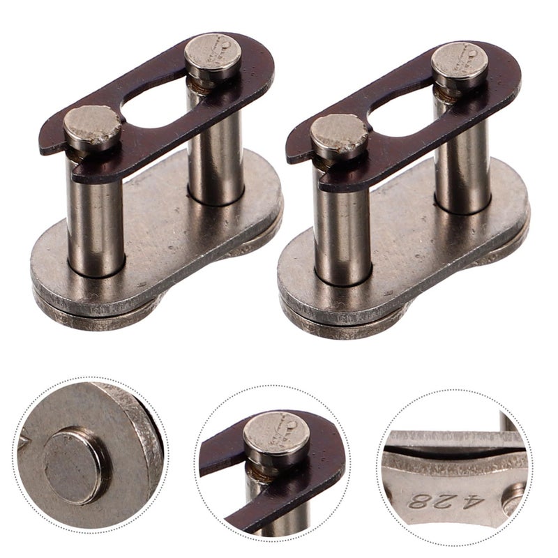 Motorcycle Chain Connector Links 10pcs Easy Installation Standard For Atvs Off Road Vehicles - Image 5