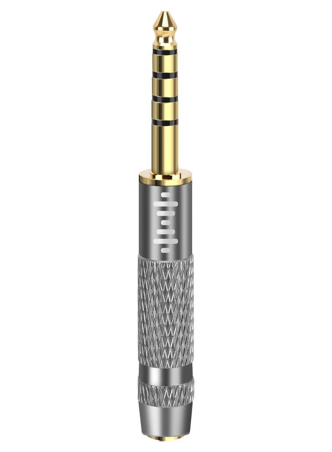 Geekria 4.4mm Male to 3.5mm Female Balanced Headphones Adapter, Compatible with 3.5mm 4-Pole Balanced Cables and 4.4mm Balanced Audio Devices, Aluminum Alloy, Gold Plated - Image 1