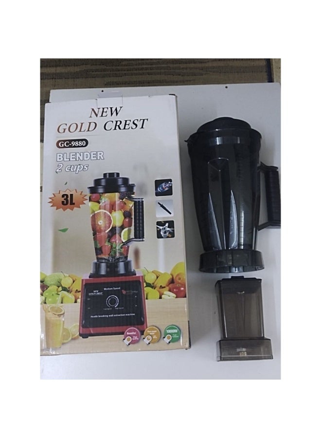 Gold Crest Goldcrest 3L Blender with Extra Cup and 1000W Slice Grinder Model GC-9880 - Image 5