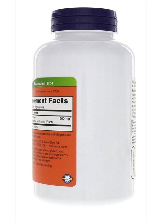 now Foods, Eleuthero, 500 mg, 250 Veg Capsules - Image 4