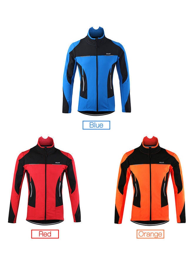 نيبمينينت تيشيرت من قماش جيرسيه مقاوم للرياح ودافء لركوب الدراجات في الخريف والشتاء مقاس XXL - Image 2