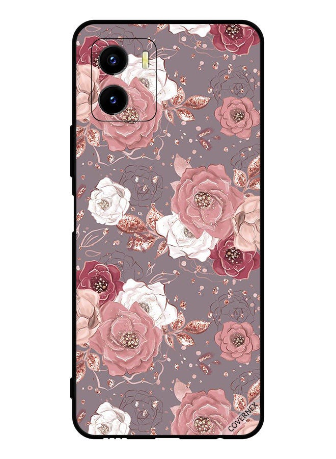 Covernex Protective Case Cover For vivo Y15s Floral Patterns - Image 1