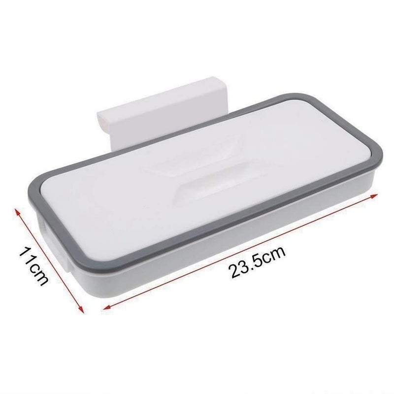 RENARSH Hanging Trash Bag Holder For Garbage In Kitchen Attach A Trash Portable Waste Holder Trash Bin - Image 5