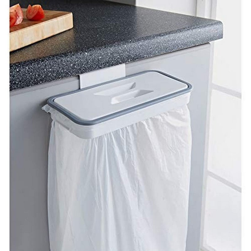 RENARSH Hanging Trash Bag Holder For Garbage In Kitchen Attach A Trash Portable Waste Holder Trash Bin - Image 2