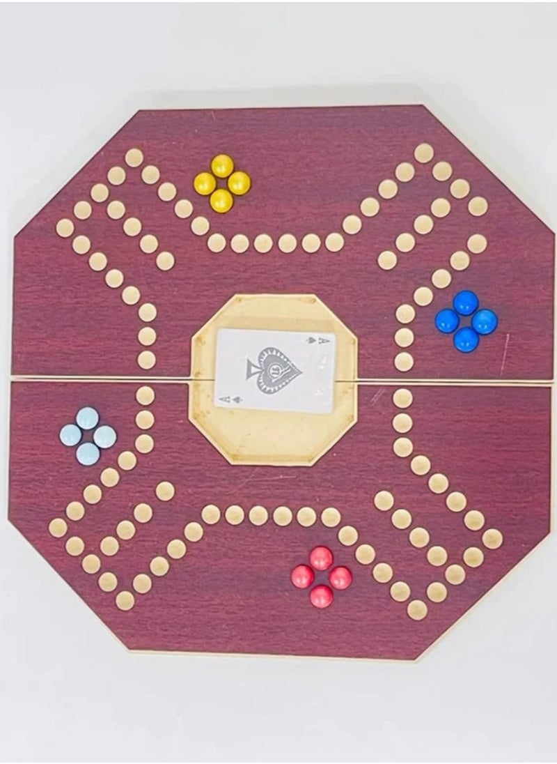 جاكارو لوح ألعاب قابل للطي محمول بوزن خفيف عالي الجودة للأطفال من 4 لاعبين 40X40CM  - Image 4