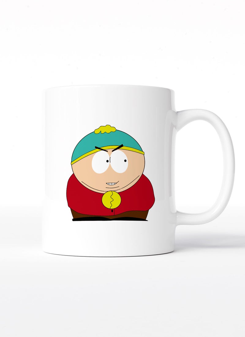 LOUD UNIVERSE White Ceramic Coffee Mug Cunning Eric Cartman Funny South Park Ceramic Tea Cup - Image 1