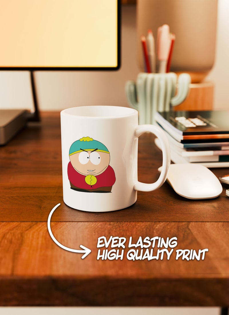 LOUD UNIVERSE White Ceramic Coffee Mug Cunning Eric Cartman Funny South Park Ceramic Tea Cup - Image 2