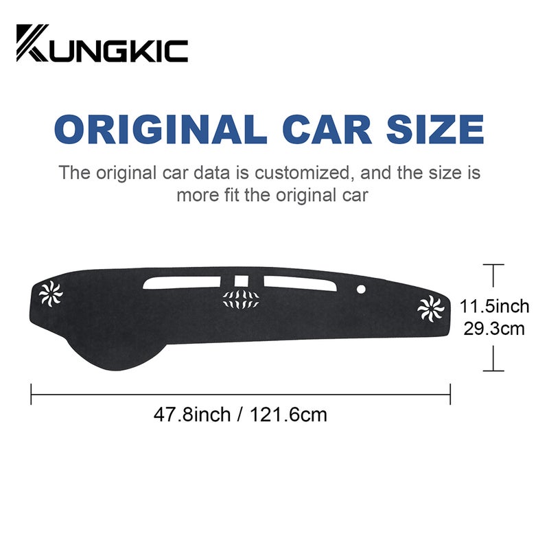 Dash Cover Custom For Lexus RC300 RC350 RC200T 2015-2023 Interior Dashboard Pad Carpet Mat Flannel Sunshield Protector Non-Slip - Image 2