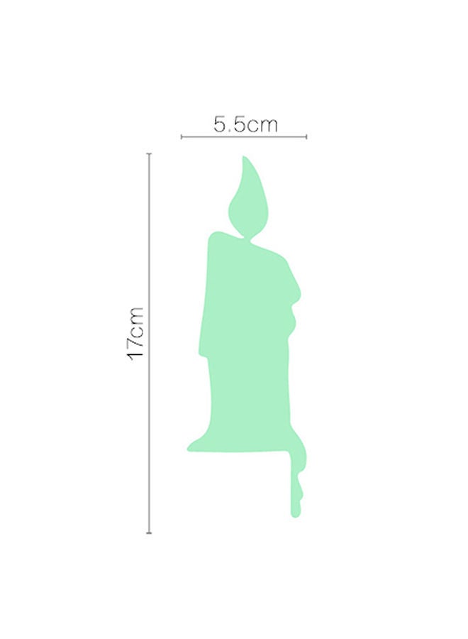 NIBEMINENT New Switch Cartoon Diy Wall Sticker Light Fluorescent Decoration Your Room Green 13X8cm - Image 3