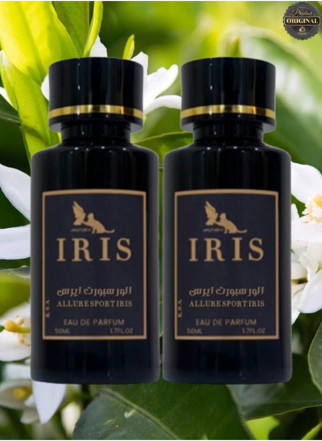 IRIS 2 Pieces Allure Sport Iris Perfume 50ML  - Image 1