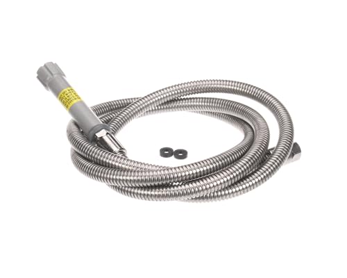 T&S Brass B-0096-H 96-Inch Flexible Stainless Steel Hose - Image 3
