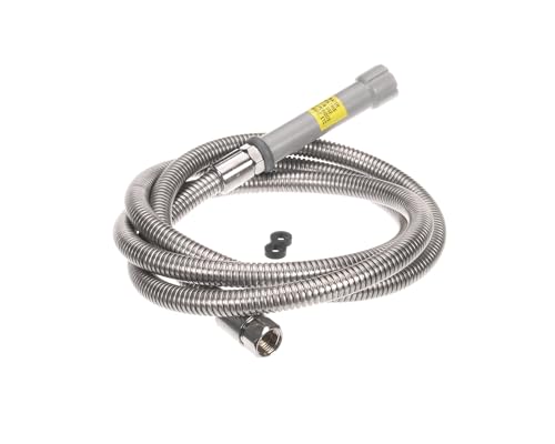 T&S Brass B-0096-H 96-Inch Flexible Stainless Steel Hose - Image 4
