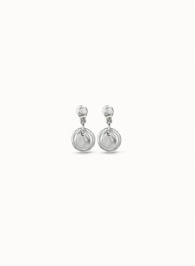 Uno de 50 UNOde50 FLAKE Short Earrings, Sterling Silver-Plated, Handcrafted in Spain - Image 3