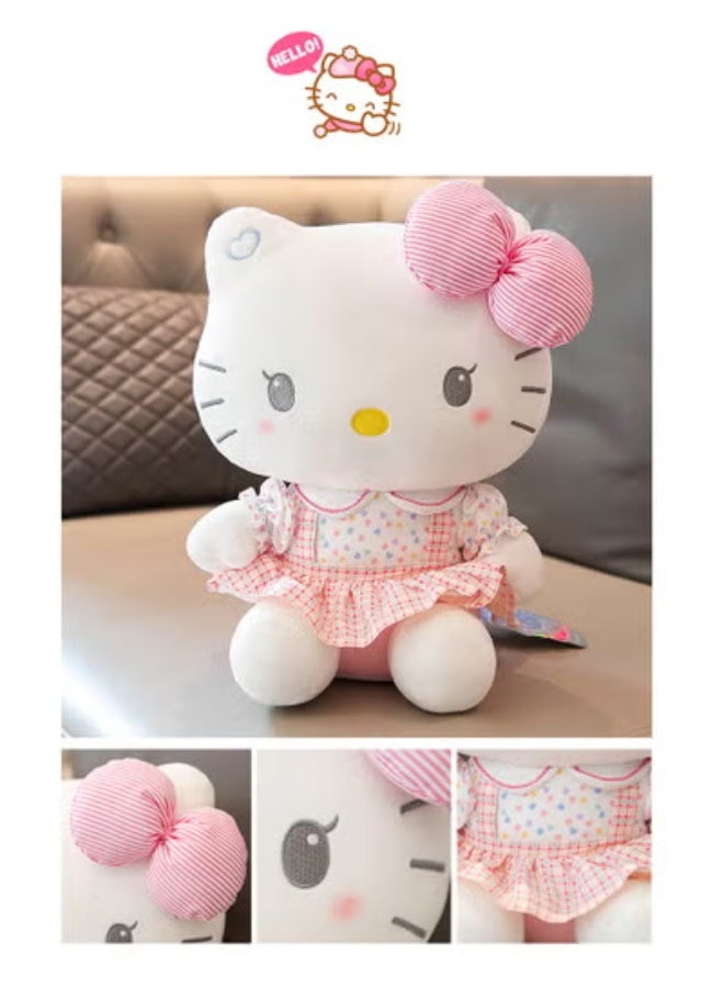 Hello Kitty Sanrio Hello Kitty plush toy with soft filling, plush doll for children's room decoration, suitable as a children's gift and party gift - Image 3