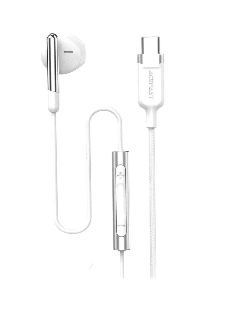Acefast DL1 Usb-C Single-Ear Wired Earphone With Mic.1.2M,Ergonomic Design
