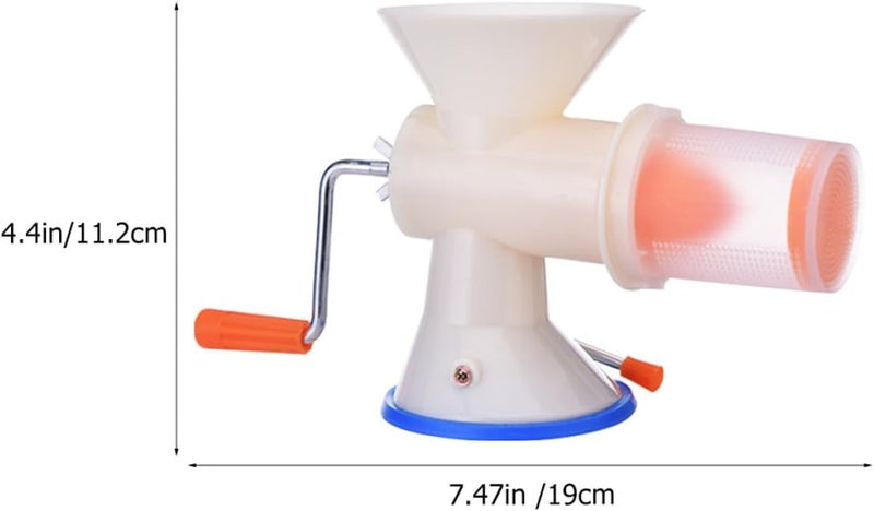 Manual Sausage Stuffer and Meat Grinder for Home Use, Small Handheld Minced Machine with Clamp, Vegetable and Meat Filling Tool for Kitchen Cooking and Sausage Making - Image 2