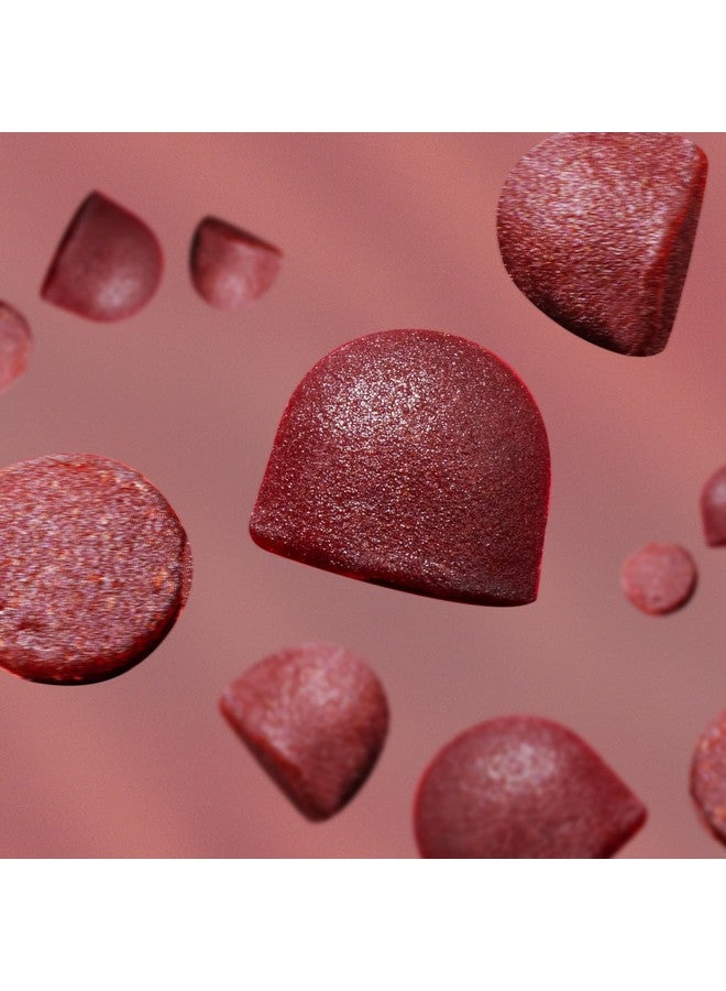 سانتو ريميديو، إنتالا، حلوى جيلاتينية لذيذة وخفيفة، مكمل غذائي، ألياف جيلاتينية لدعم صحة الجهاز الهضمي، 60 قطعة جيلاتينية من الألياف والبريبايوتيك، بنكهة الفراولة، 30 حصة - Image 2