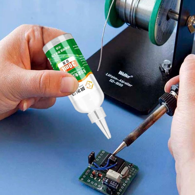 مُذيب لحام غير نظيف 30 مل سريع الجفاف للنيكل والنحاس والمعادن - Image 3