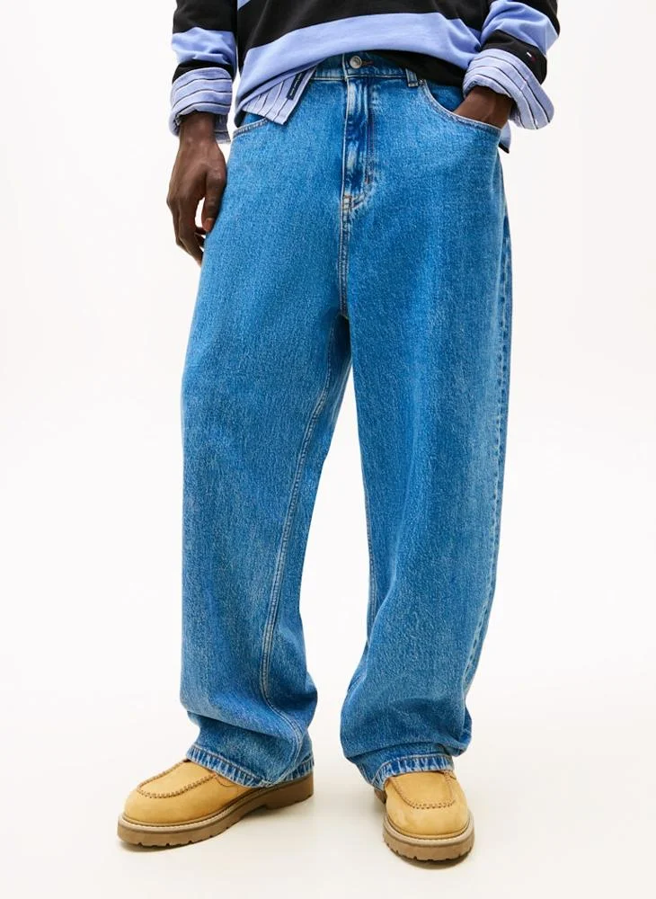 تومي جينز جينز تيو باجي بتصميم مطوي