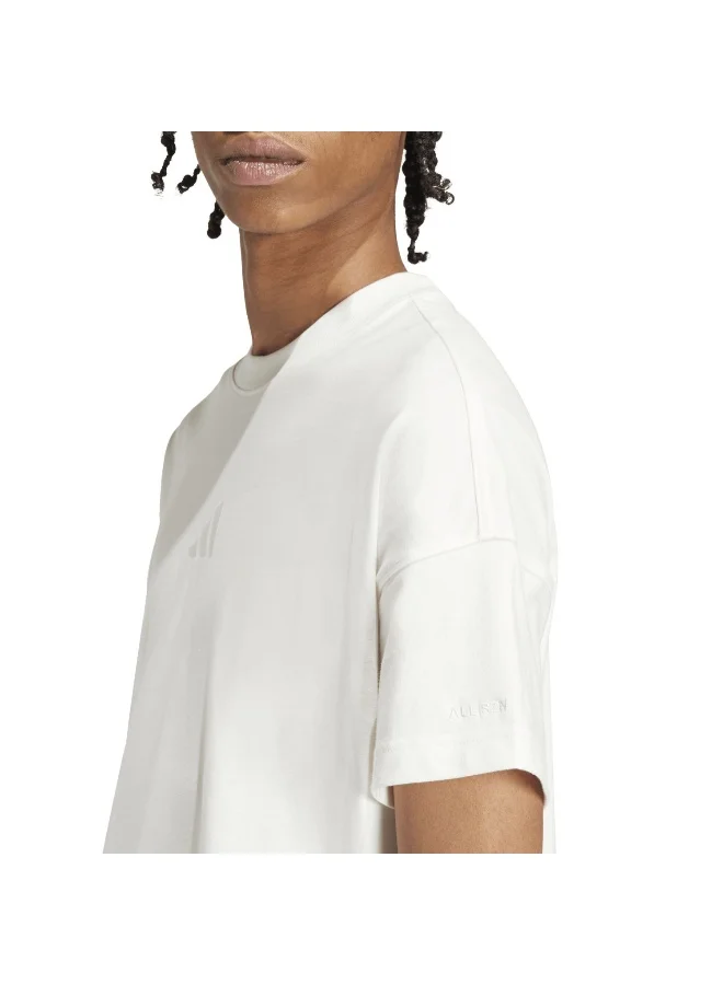 Adidas M A Szn T White Training T-Shirts For Men XS