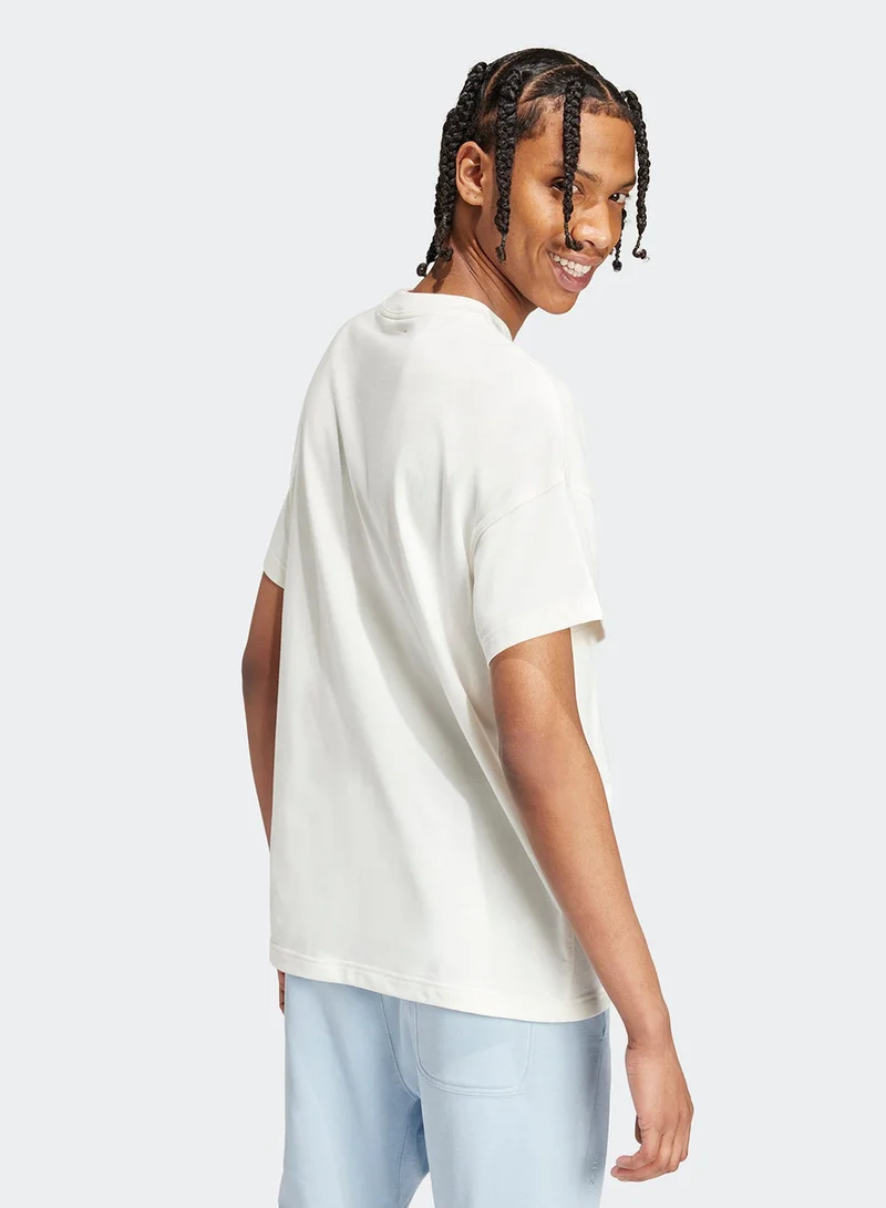 Adidas M A Szn T White Training T-Shirts For Men XS