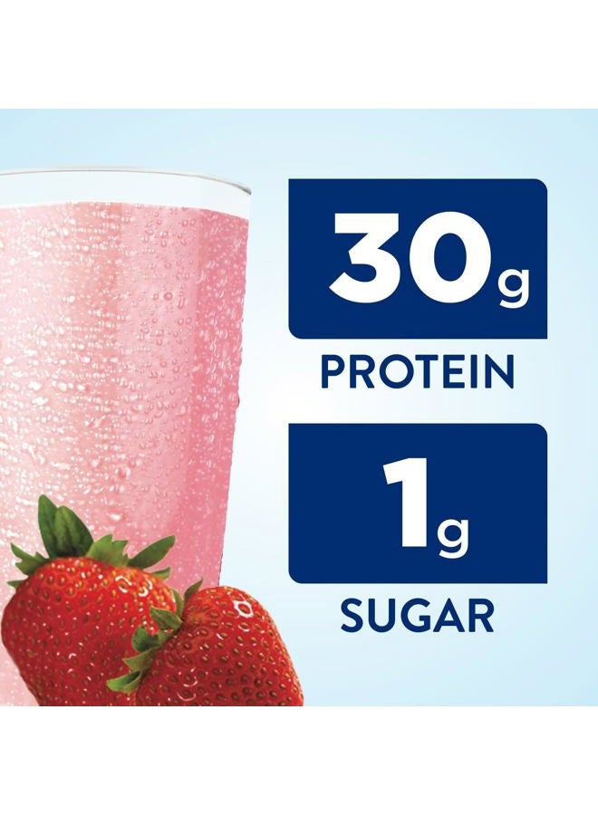 Ensure مشروب ماكس بروتين كريمي بنكهة الفراولة | 30 جرام بروتين، 1 جرام سكر، 4 جرام ألياف | 12 عبوة - Image 2