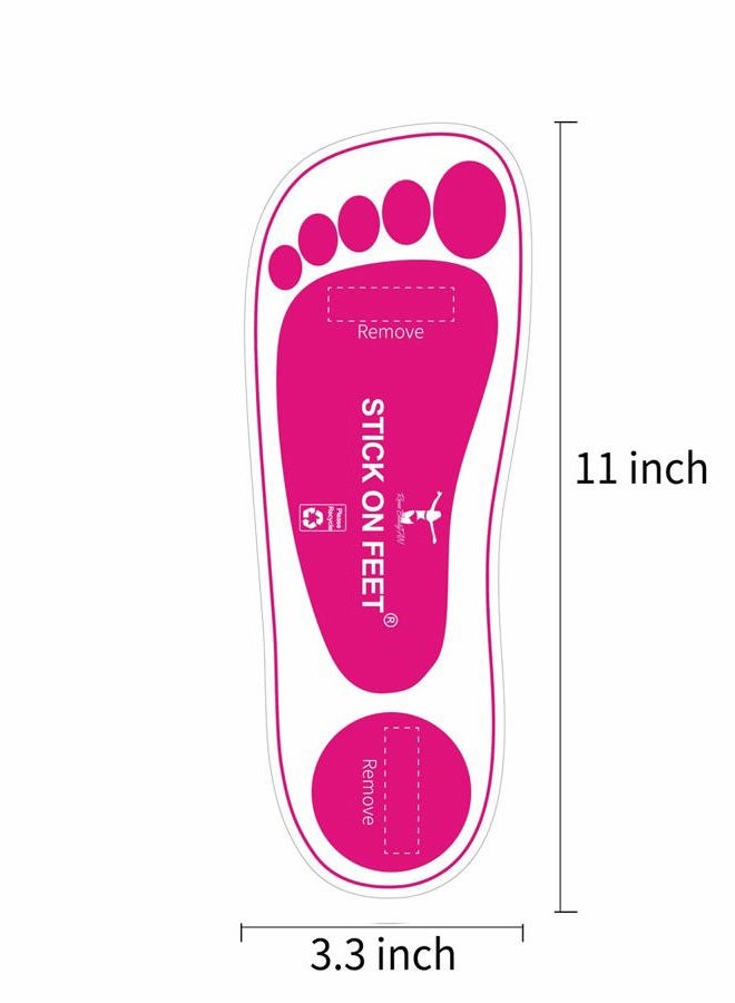 STICKONFEET وسادات قدم متميزة لتان الرش - وسادات قدم تان الرش القابلة للتخلص منها - واقيات قدم سهلة الاستخدام مصممة للصالونات والمحترفين في تان الرش المتنقل - 120 زوج - Image 3