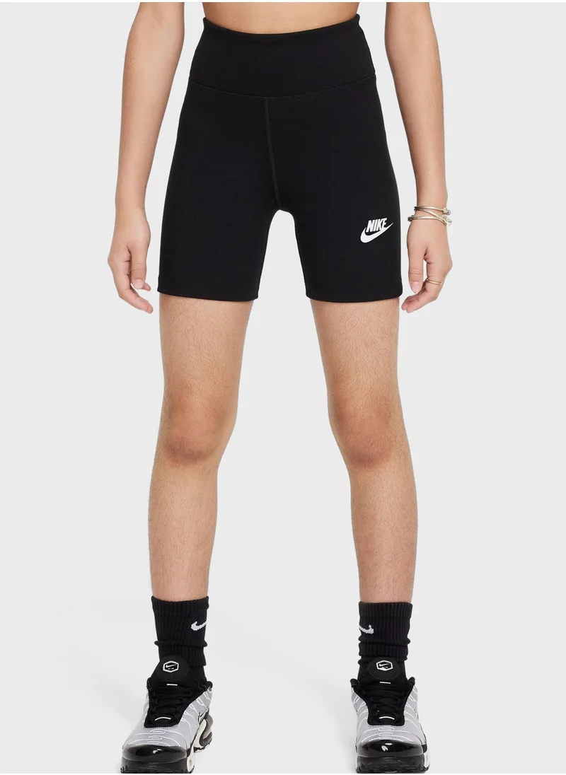 Nike Youth 5In Nsw Classic Highrise Shorts