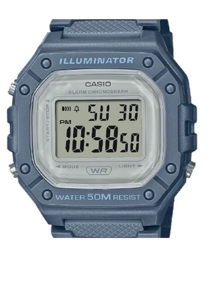 CASIO Resin Digital Wrist Watch W-218HC-2AVDF - Image 3