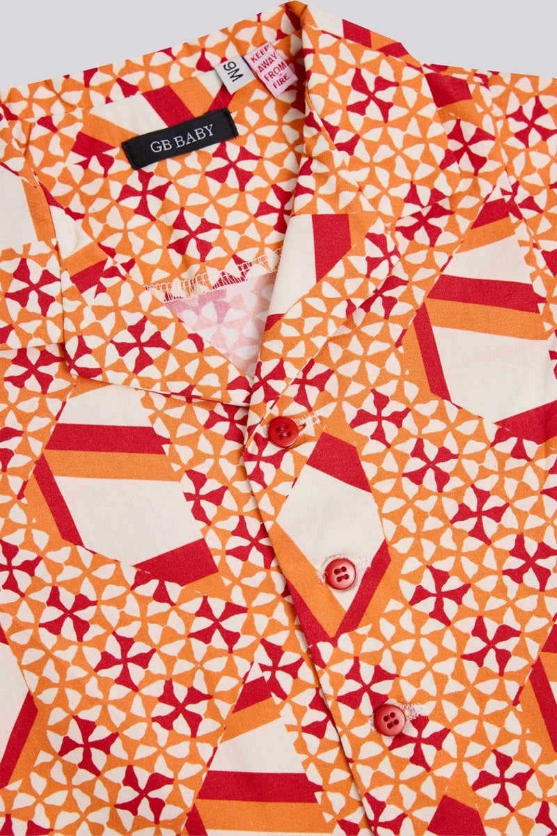 GB Baby Baby Boy Patterned Shirt - Image 3