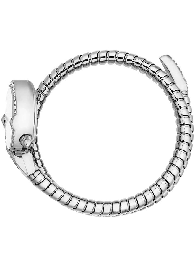 Just Cavalli جست كافالي ليدي سنيك راديوسا JC1L350M0015 - ساعة كوارتز أنثوية بيدين من الفولاذ المقاوم للصدأ - Image 2