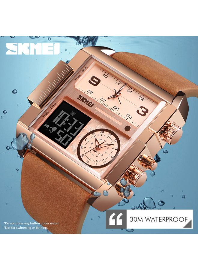 Men's Casual Waterproof Quartz Analog/Digital Wrist Watch 1391 - Image 5