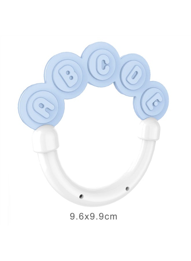 HUANGER Baby Rattles Set 4 Pieces, Teething Toys, 0+ Months, Educational Sensory Toys, Pastel Colors - Image 4