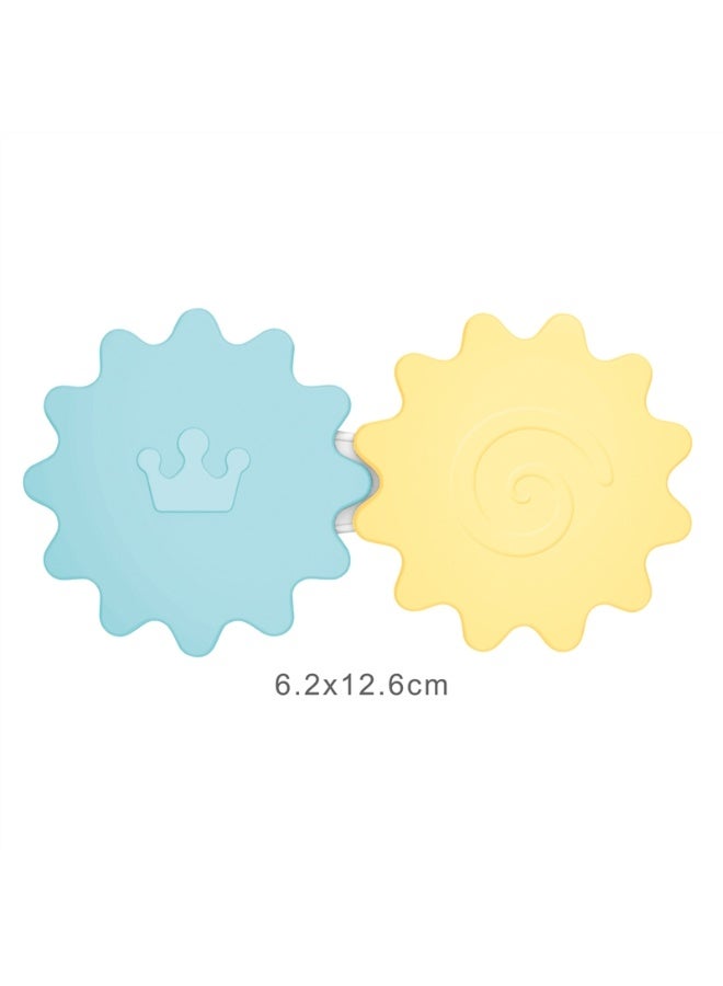 HUANGER Baby Rattles Set 4 Pieces, Teething Toys, 0+ Months, Educational Sensory Toys, Pastel Colors - Image 5