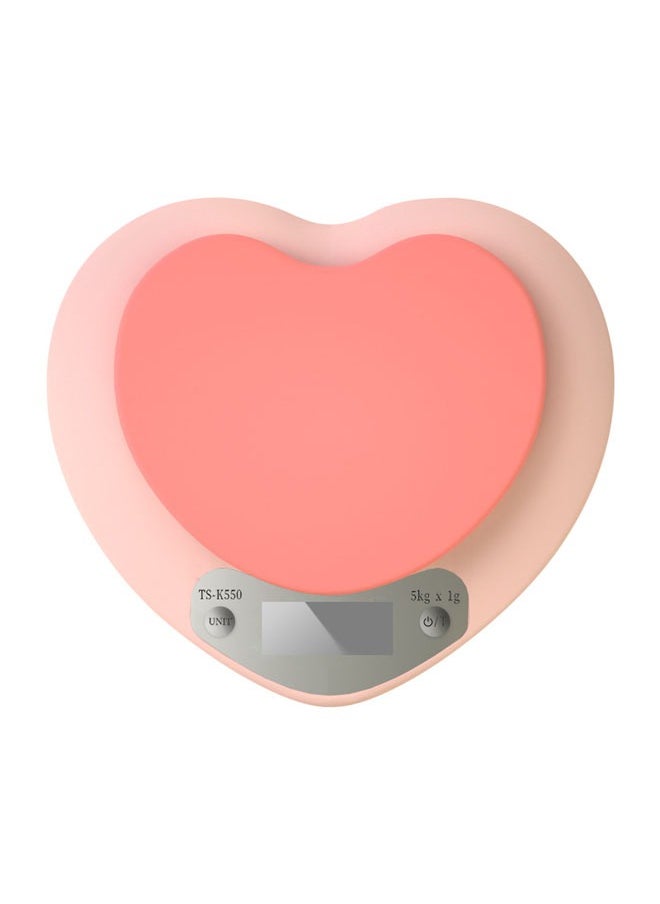 Cute Kitchen Scale, Heart Shaped Digital Scale, Digital Food Scale with LCD Display, 11 ib (5kg) Capacity, 0.03 oz (1g) Precise Weight Measuring for Baking, Cooking (Pink) - pzsku/Z872439B9D509AF69B48FZ/45/_/1726133532/7d5f5a4d-c861-42f7-9d39-00e772826a85