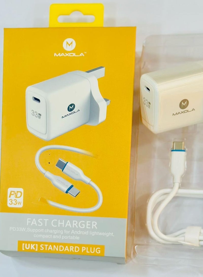 MAXOLA 33W TYPE C TO C CHARGER