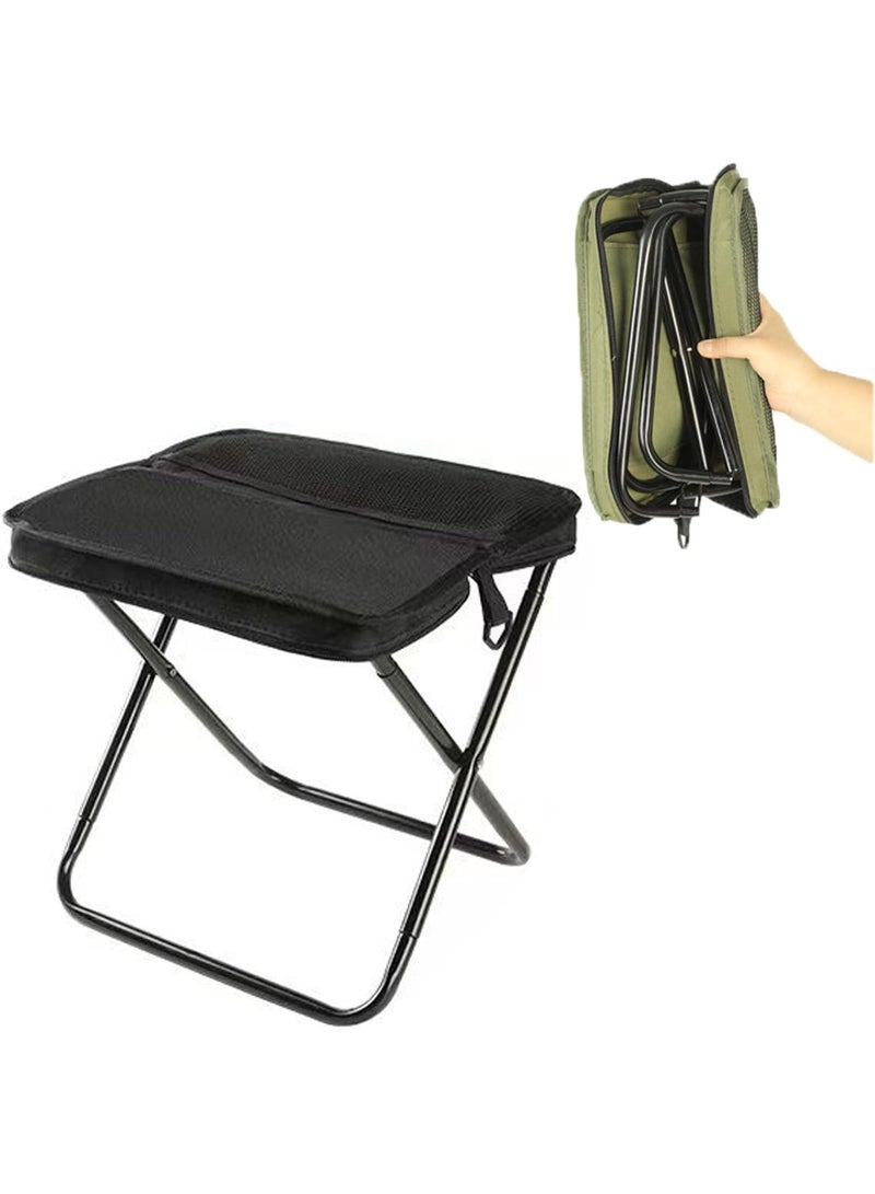 BlueFire Foldable Backpack Stool - 2-in-1 Portable Folding Camping Chair & Crossbody Bag, Ultra-Lightweight (650g) Carbon Steel Stool for Hiking, Fishing, Travel | Supports 150kg, 600D Oxford Fabric, Compact Design - Image 1