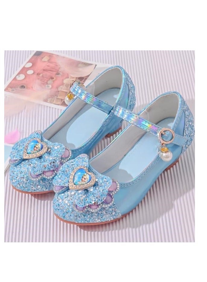 Girl Princess Crystal Soft soled Single Shoes Performance Matching Dress - Image 1