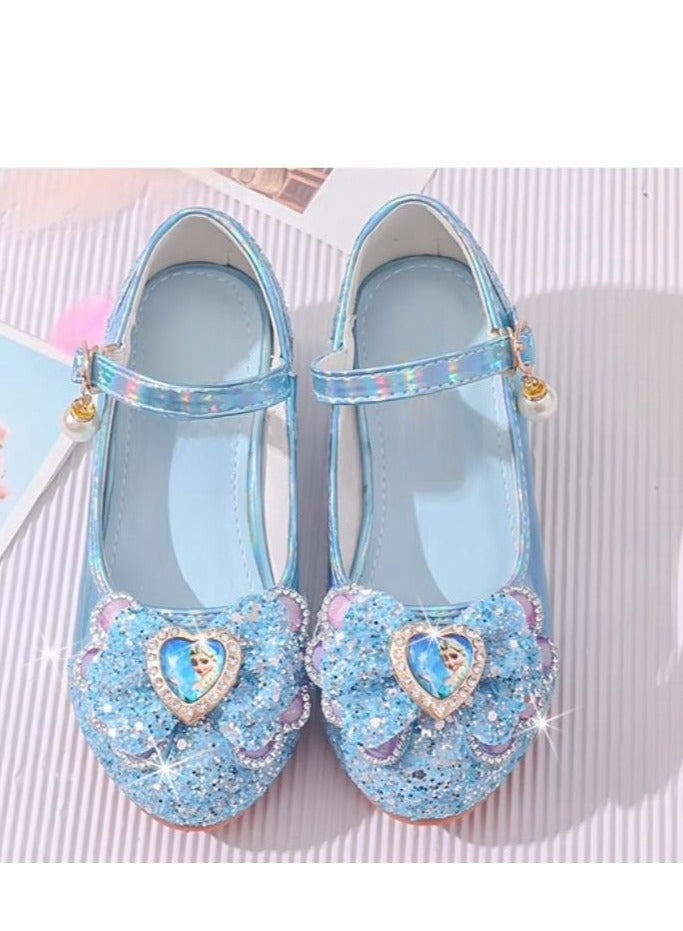 Girl Princess Crystal Soft soled Single Shoes Performance Matching Dress - Image 3