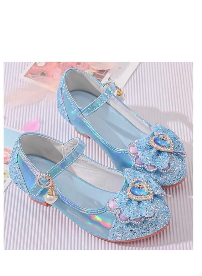 Girl Princess Crystal Soft soled Single Shoes Performance Matching Dress - Image 4