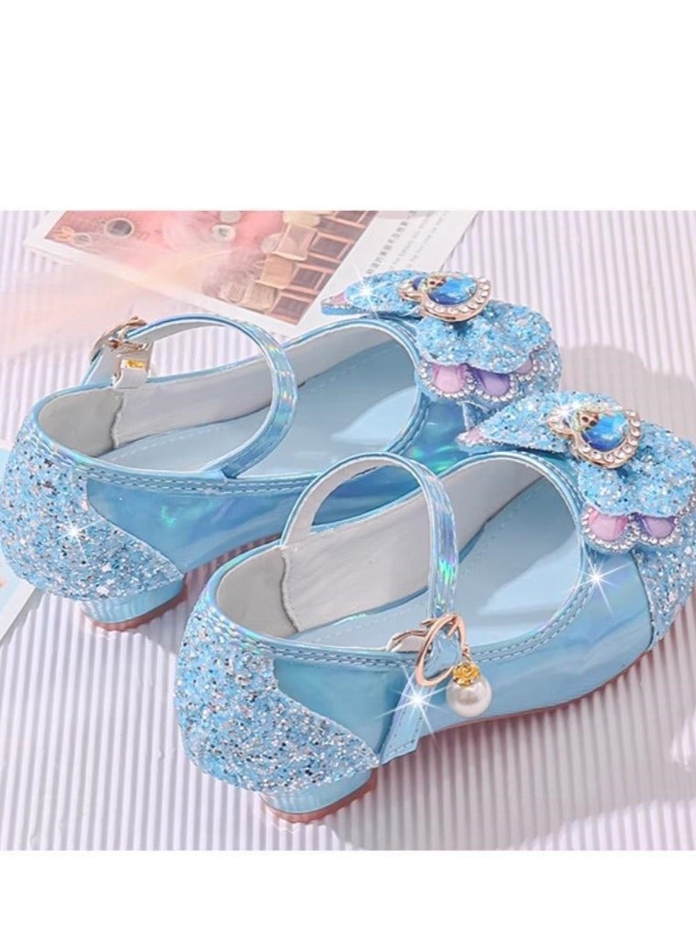 Girl Princess Crystal Soft soled Single Shoes Performance Matching Dress - Image 5