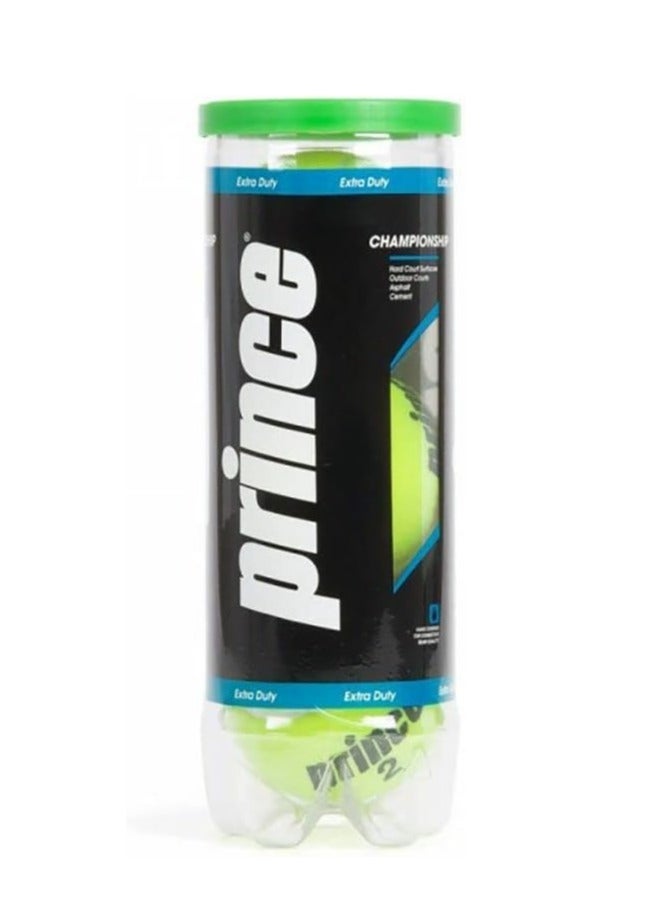 Prince Prince Championship Tennis Ball Extra Duty 3B DZ 7G20028E - 3x1 Cans - Image 2