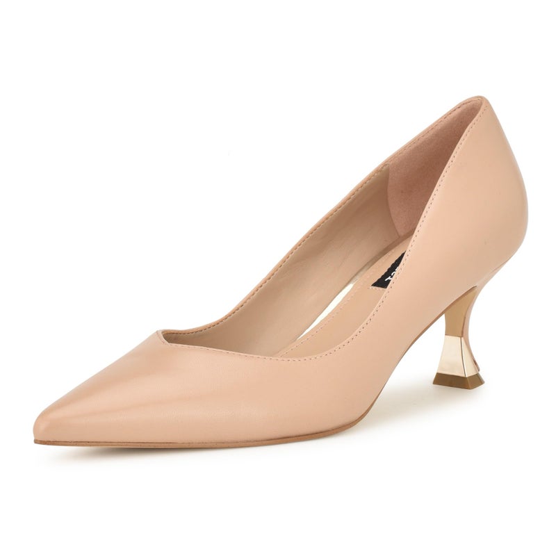 Nine West Womens Ariella Pump Barely Nude 110 5